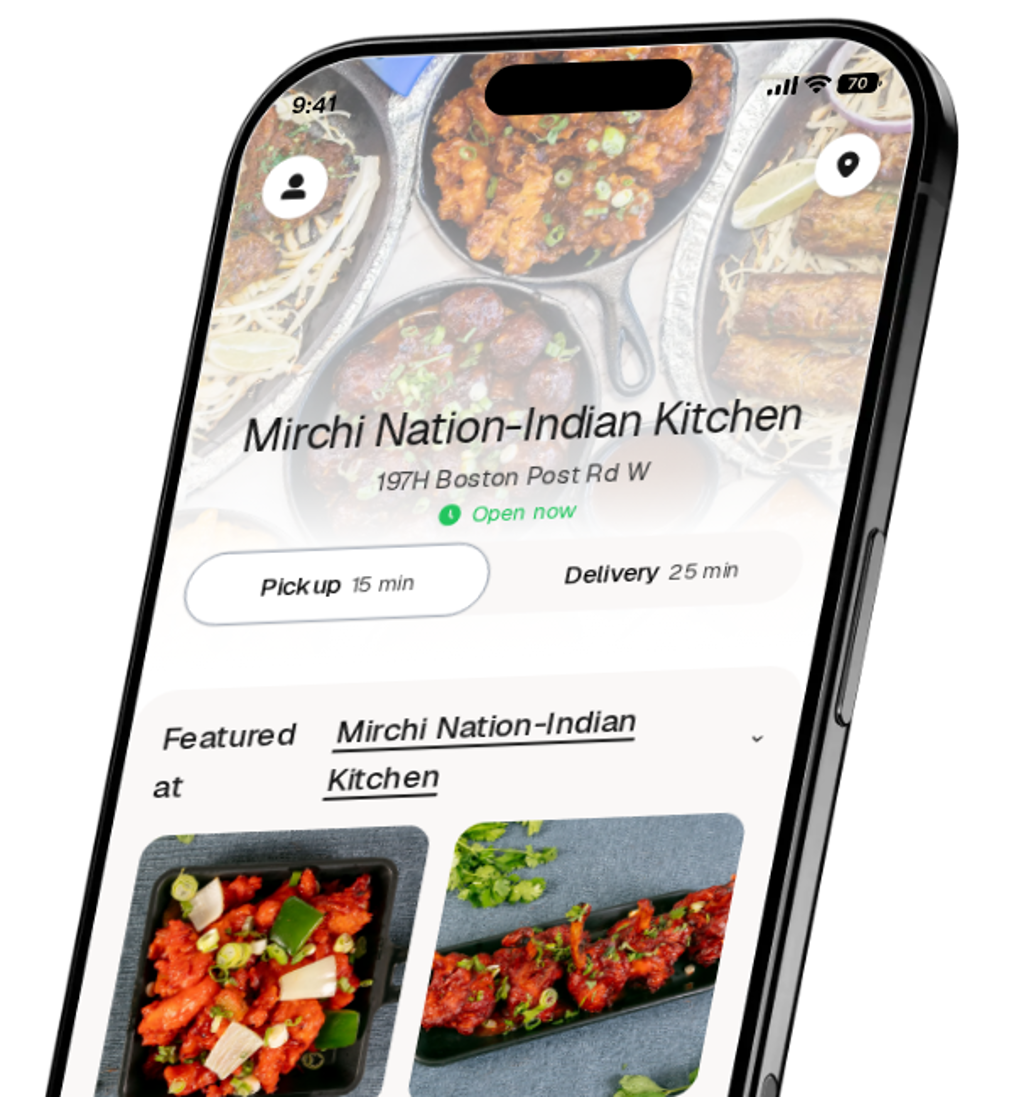 Mirchi Nation-Indian Kitchen app preview