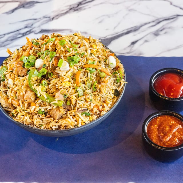 Schezuan Fried Rice.