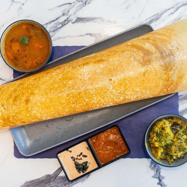 Ghee Roast Masala Dosa.