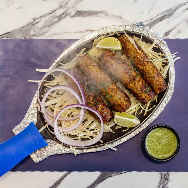 Seekh Kebab.