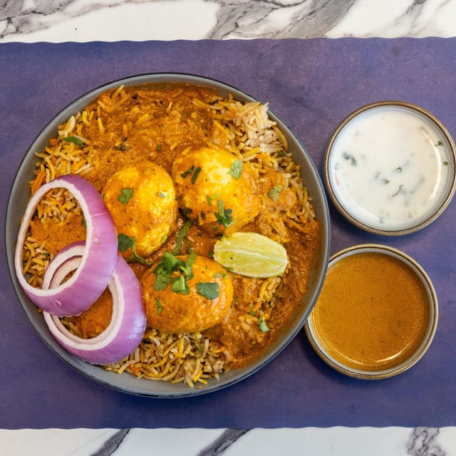 Egg Biryani.