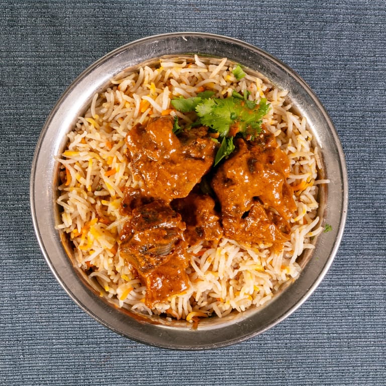 Goat Dum Biryani Delights