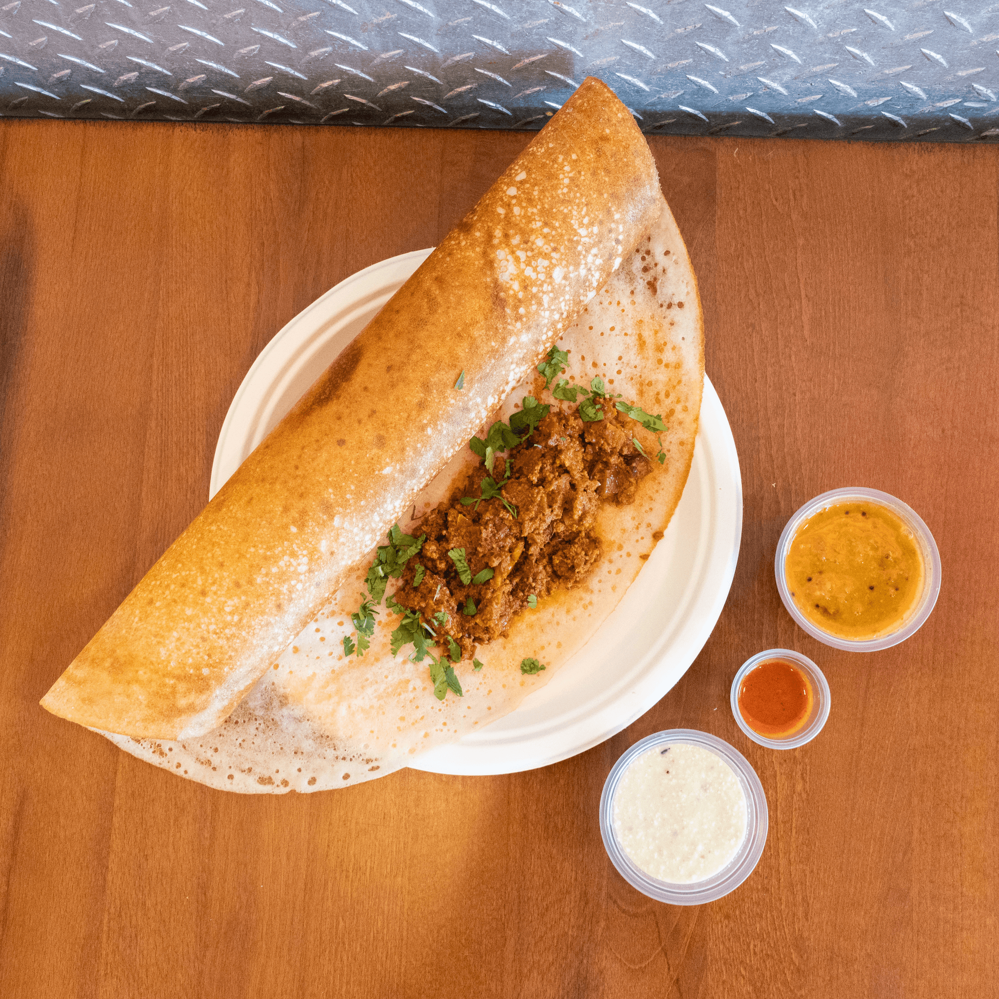 Lamb Kheema Dosa.