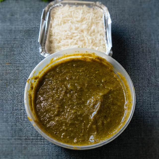 Chicken Hara Masala.