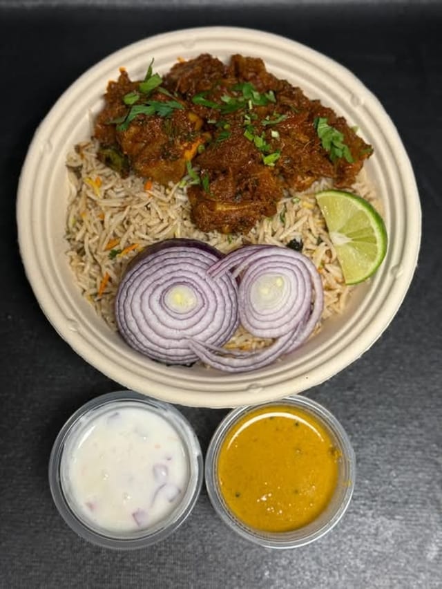 Family Pack (Goat Fry Biryani).